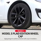Arachnid Style 18" Wheel Covers for Model 3 2017–2023 Matte Black Set of 4