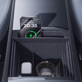 Upgraded Flocked Center Console Storage Tray for Tesla Model Y Juniper & Y L & Model 3 Highland