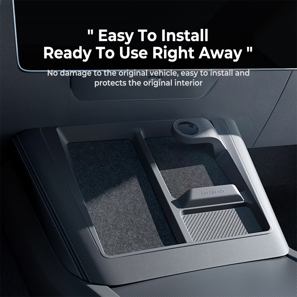 3-in-1 Wireless Charging Organizer for Tesla Model 3 Highland & Model Y Juniper