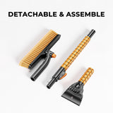 39'' Extendable & 360° Rotatable Snow Brush & Ice Scraper