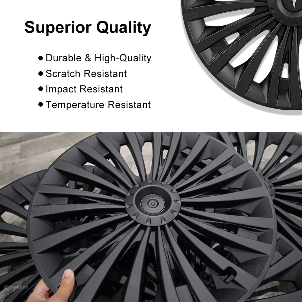 Tessgo 19" Luxury Multi-Spoke Wheel Covers for New Tesla Model Y Juniper