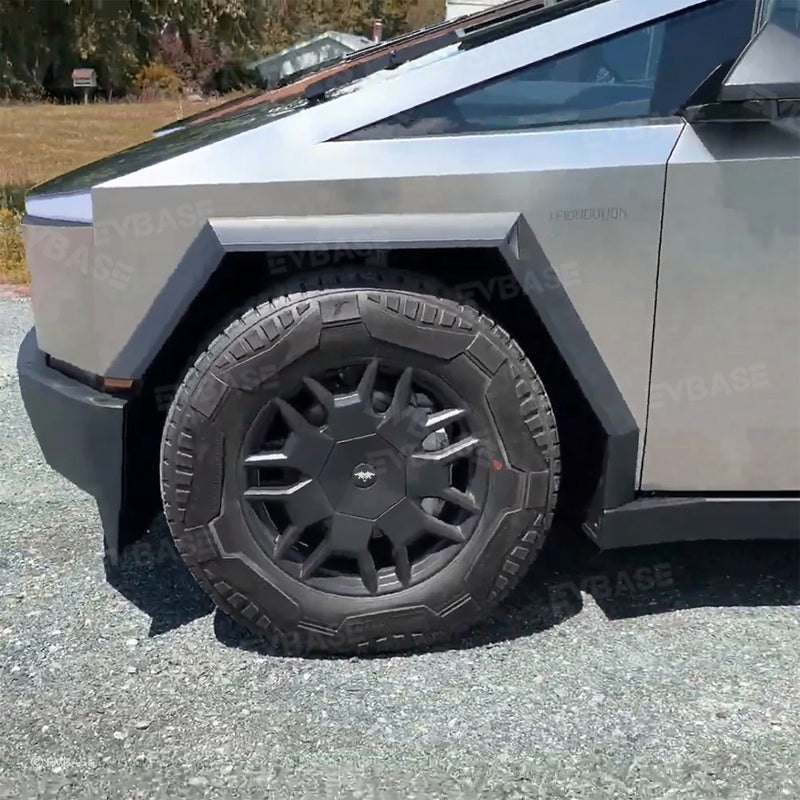 Tessgo Heptagon Center Wheel Caps & Lug Nut Covers for Tesla Cybertruck