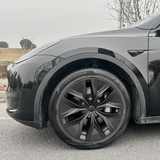 Model Y Juniper Wheel Covers 19 Inch Crossflow Wheels Hubcaps Inspired By Model Y Performance