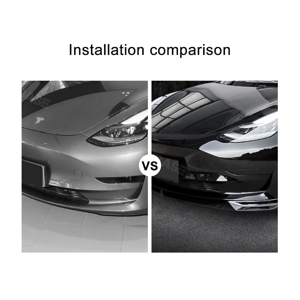 Tessgo ABS Front Bumper Lip Spoiler Kit for Tesla Model Y (2020-2025)