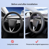 Premium Ventilated Steering Wheel Cover for Tesla Model Y L 2026+