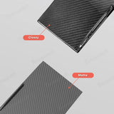 [Real Carbon Fiber] Center Console Panel Cover for Tesla Model YL 2026+