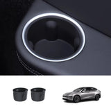 3rd Row Armrest Cup Holder Silicone Insert for Tesla Model YL 2026+