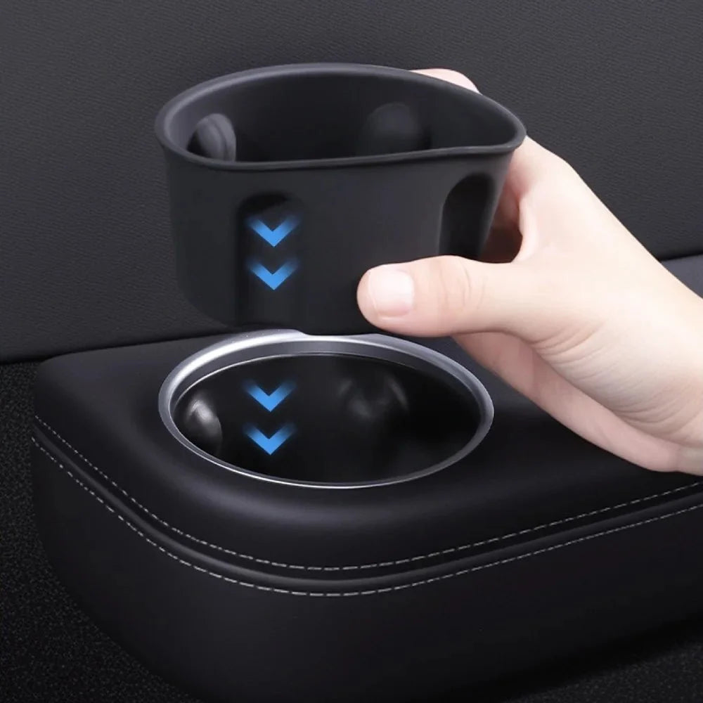 3rd Row Armrest Cup Holder Silicone Insert for Tesla Model YL 2026+