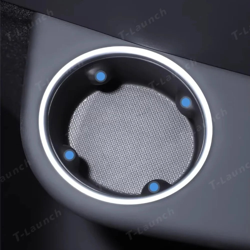 3rd Row Armrest Cup Holder Silicone Insert for Tesla Model YL 2026+