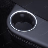 3rd Row Armrest Cup Holder Silicone Insert for Tesla Model YL 2026+
