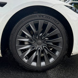 Tessgo Nova Style Wheel Hubcaps (Set of 4) for Tesla 2024+ Model 3 Highland 18'' Photon Wheels (Inspired by 19'' Nova Wheels)
