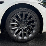 Tessgo Nova Style Wheel Hubcaps (Set of 4) for Tesla 2024+ Model 3 Highland 18'' Photon Wheels (Inspired by 19'' Nova Wheels)