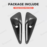 Carbon Fiber Pattern Turn Signal & Side Camera Covers (ABS) for Tesla Model Y L 2026+