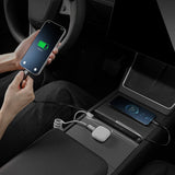 60W GaN Retractable Charging Hub for Tesla Model 3 Highland & Model Y Juniper