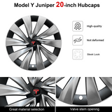 Tessgo "Helix-Pro" 20" Upgrade 2.0 Wheel Covers for Tesla Model Y Juniper
