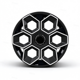 TESSGO 19" Hex Wedge Wheel Covers for Model Y & Juniper – Honeycomb Style