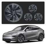 Tessgo 20 "Helix Style Wheel Covers Fits for Tesla Model Y Juniper 2025–2026, Upgrade Crossflow Hubcaps to Rim Cover Replacement, Fits OEM