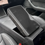 [Real Carbon Fiber] Armrest Cover for Tesla Model Y L 2026+