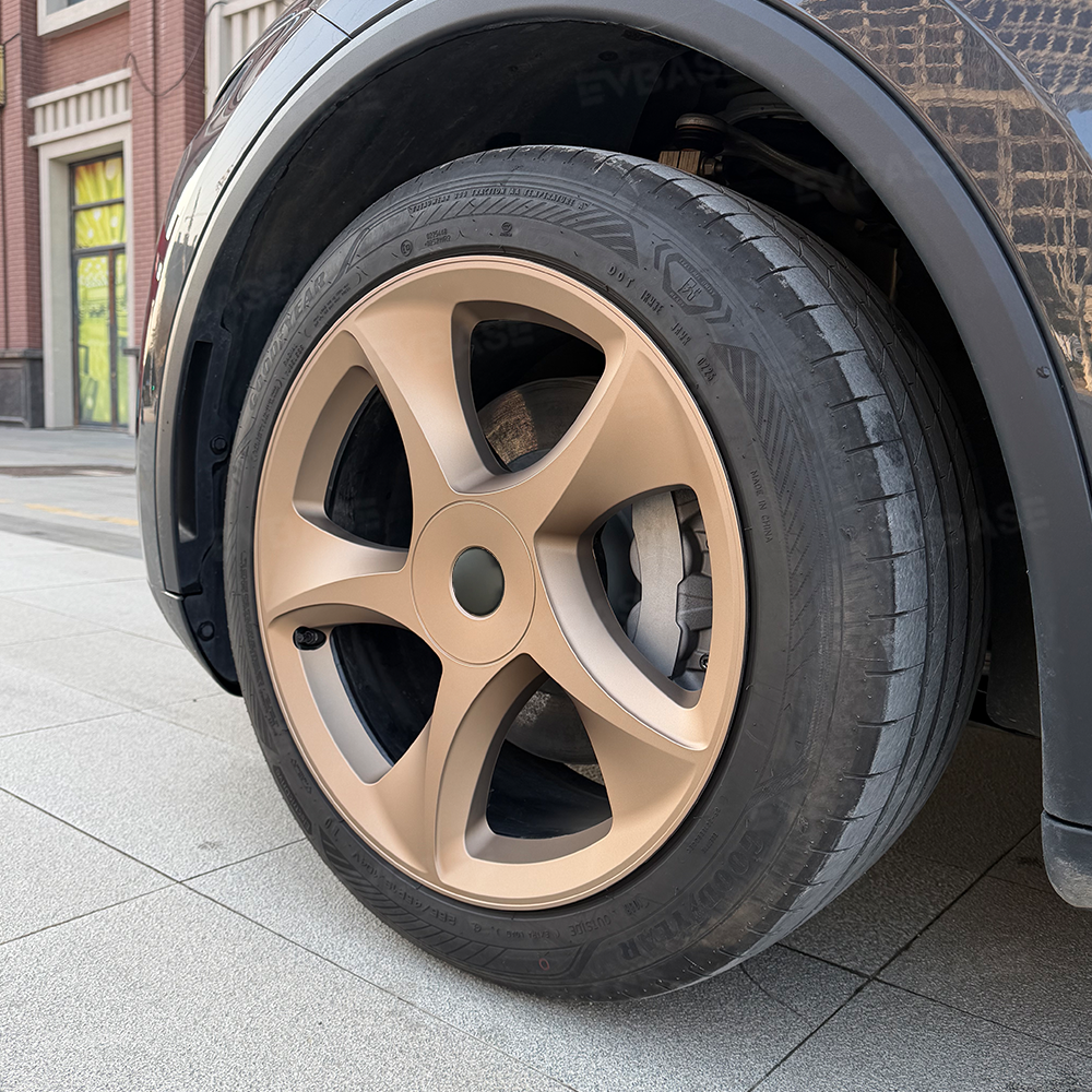 Tessgo 19" Crossflow Style 3D Sculpted Wheel Covers for Tesla Model Y Juniper