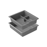 Model 3 Highland Storage Box Double Layer Center Console Organizer Tray Silicone Liner