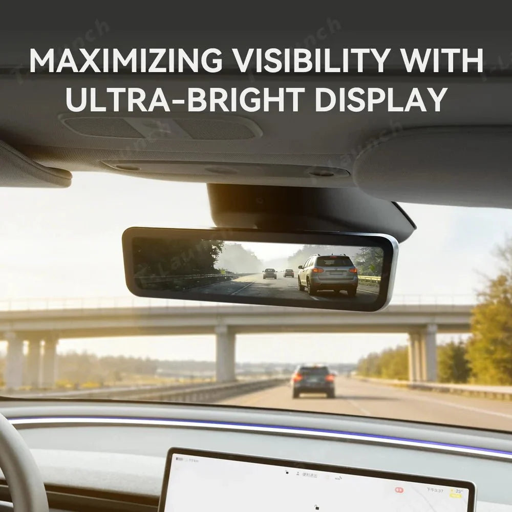 9.2" Integrated Streaming Rearview Mirror Dash Cam for 2026 New Tesla Model Y L