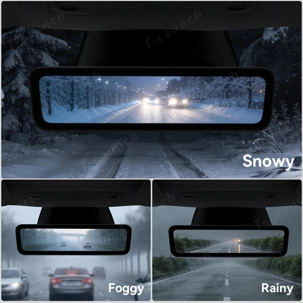 9.2" Integrated Streaming Rearview Mirror Dash Cam for 2026 New Tesla Model Y L