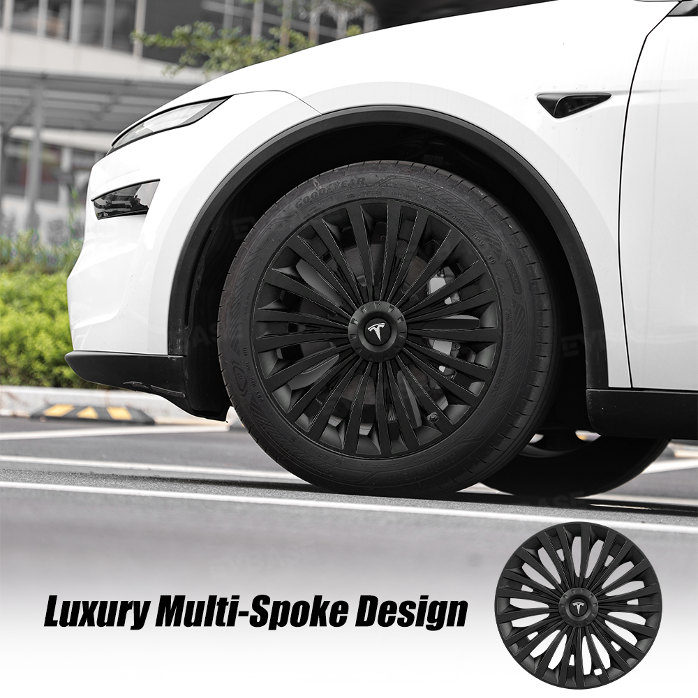 Tessgo 19" Luxury Multi-Spoke Wheel Covers for New Tesla Model Y Juniper