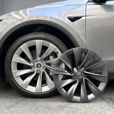 Tessgo Helix 2.0 Style Wheel Hubcaps (Set of 4) for Tesla 2025+ Model Y Juniper 20'' Helix 2.0 Wheels