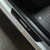 LED Illuminated Welcome Pedal Door Sill Protector for Tesla Model 3/Y