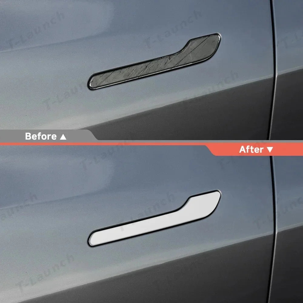 ABS Side Mirror Covers & Door Handle Covers for Tesla Model YL 2026+