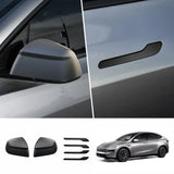 ABS Side Mirror Covers & Door Handle Covers for Tesla Model YL 2026+