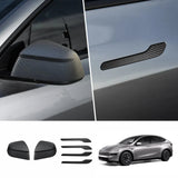ABS Side Mirror Covers & Door Handle Covers for Tesla Model YL 2026+