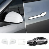 ABS Side Mirror Covers & Door Handle Covers for Tesla Model YL 2026+
