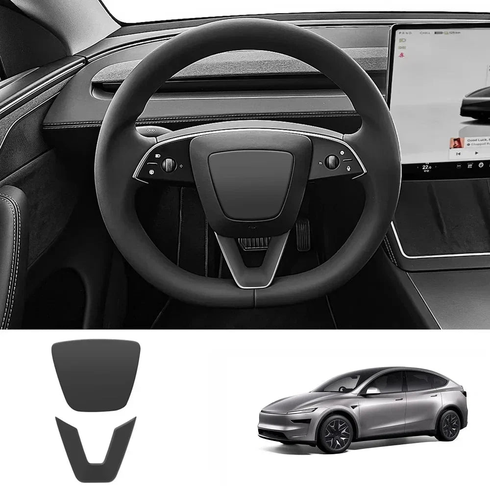ABS Steering Wheel Center & V-Shape Trim for Tesla Model YL 2026+
