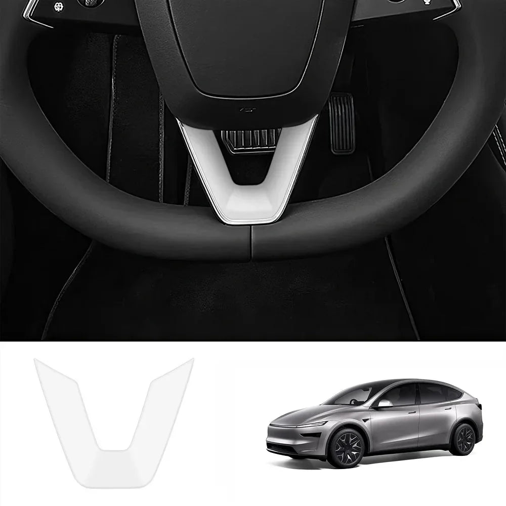 ABS Steering Wheel Center & V-Shape Trim for Tesla Model YL 2026+