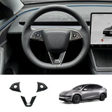 ABS Steering Wheel Trim Cover Kit for Tesla Model YL 2026+