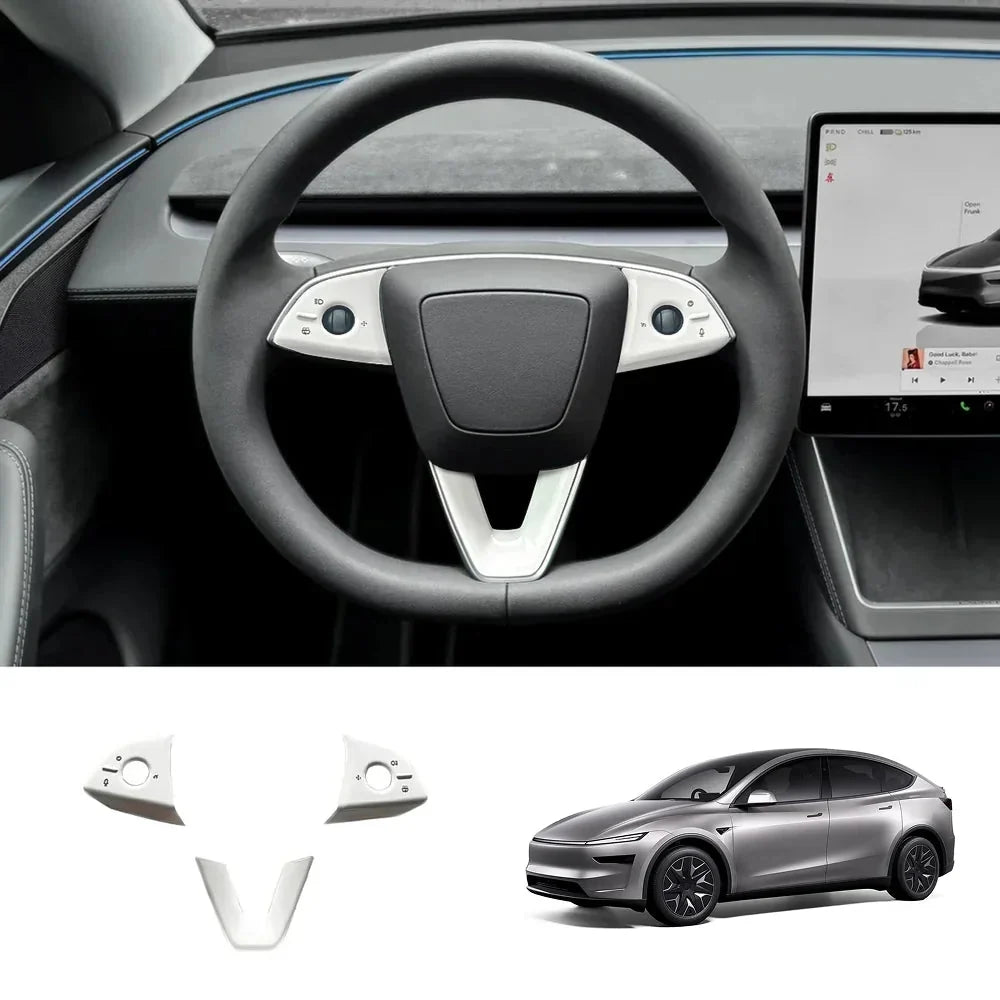 ABS Steering Wheel Trim Cover Kit for Tesla Model YL 2026+