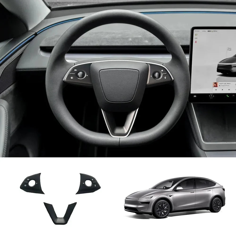 ABS Steering Wheel Trim Cover Kit for Tesla Model YL 2026+