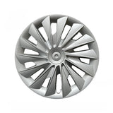 Tesla Model 3 2024 Highland 18 inch Cyclone Hubcaps Sliver