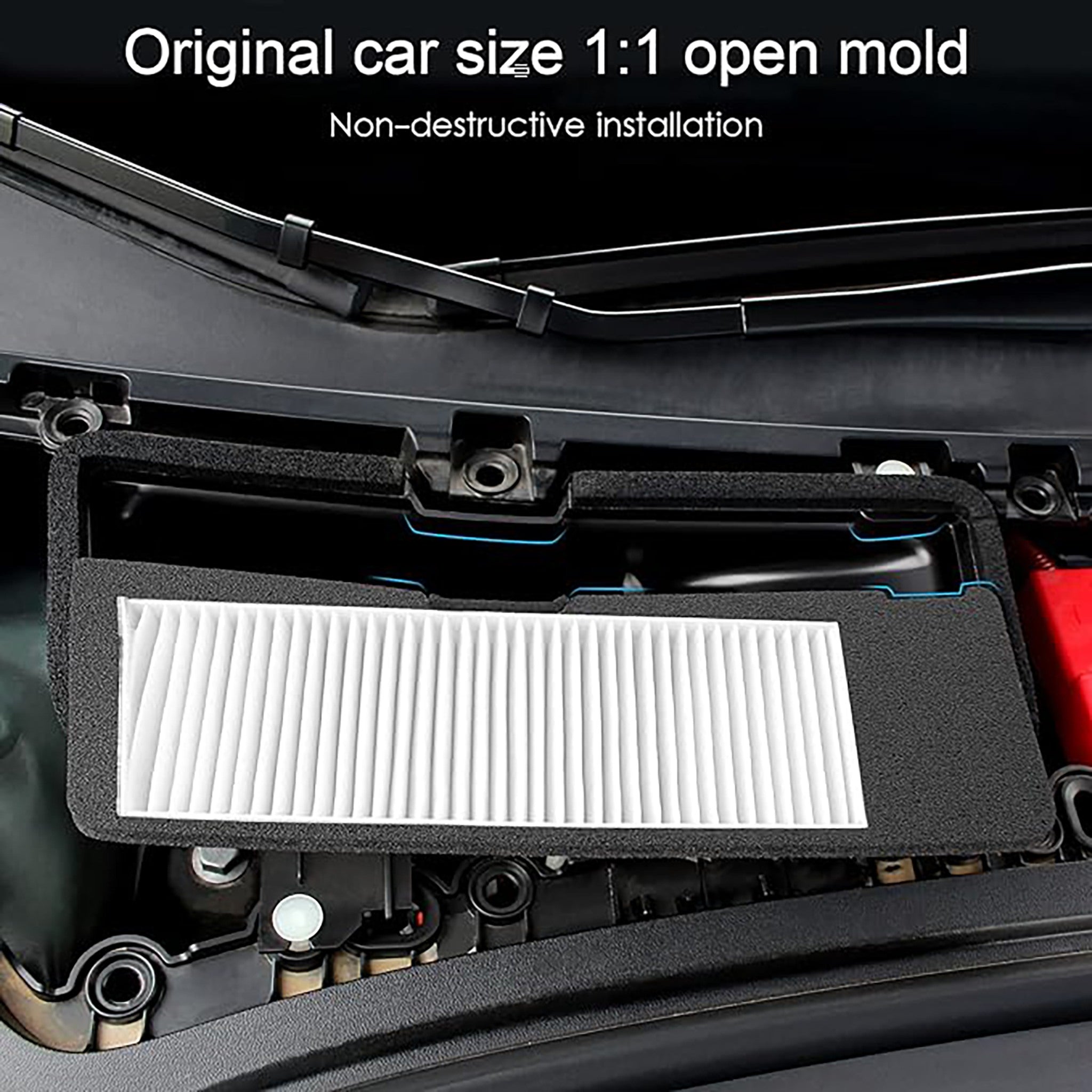 Custom Air Intake Filter Inlet Vent for Tesla Model 3