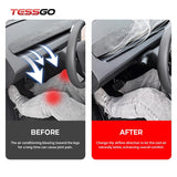 Air Vent Deflector for Tesla Model 3 & Y (2017–2026+), Redirects A/C Airflow Upwards – TPE Material, Custom Fit, Easy Install