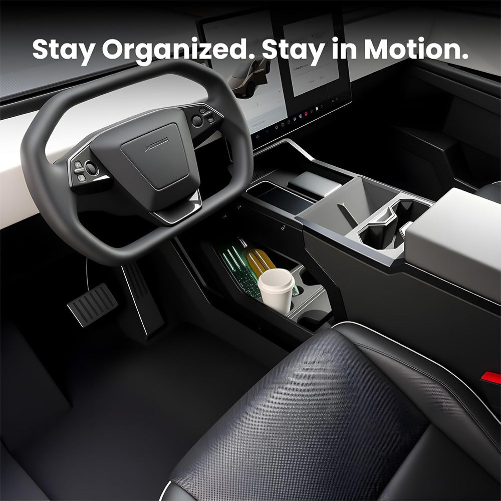 Aisle Central Storage box for CyberTruck Lower Center Console