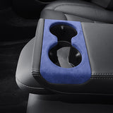 Tesla Alcantara Rear Cup Holder Cover for 2024+ Model 3 Highland
