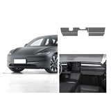 Tesla Alcantara Knee Bolster Panel & Glove Box Wraps for 2024+ Model 3 Highland & Model Y Juniper(4 Pcs)