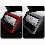 Tesla Alcantara Rear Screen Trim Cover for 2024+ Model 3 Highland & 2025+ Model Y Juniper