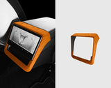 Tesla Alcantara Rear Screen Trim Cover for 2024+ Model 3 Highland & 2025+ Model Y Juniper