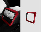 Tesla Alcantara Rear Screen Trim Cover for 2024+ Model 3 Highland & 2025+ Model Y Juniper