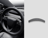 Tessgo Alcantara Steering Wheel Upper Trim Cover for Tesla Model Y Juniper 2026+