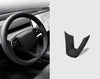 Premium Alcantara Steering Wheel Lower Trim Cover for 2024+ Tesla Model 3 Highland & 2025+ Model Y Juniper