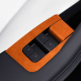 Tessgo Alcantara Window Switch Panel Wrap for Tesla Model Y Juniper 2025+